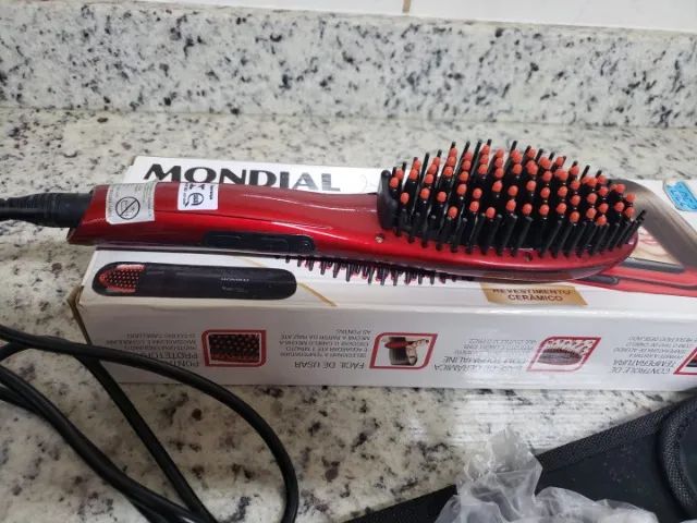 Escova Alisadora digital Mondial Usado 110 Volts Aceito Cartão  - Foto 4