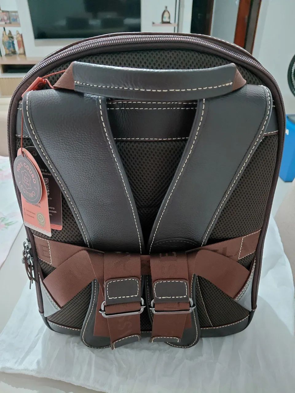 Mochila Executiva classe couro.  - Foto 2