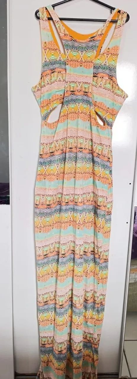 Vestido longo com top Lez a Lez Tam M