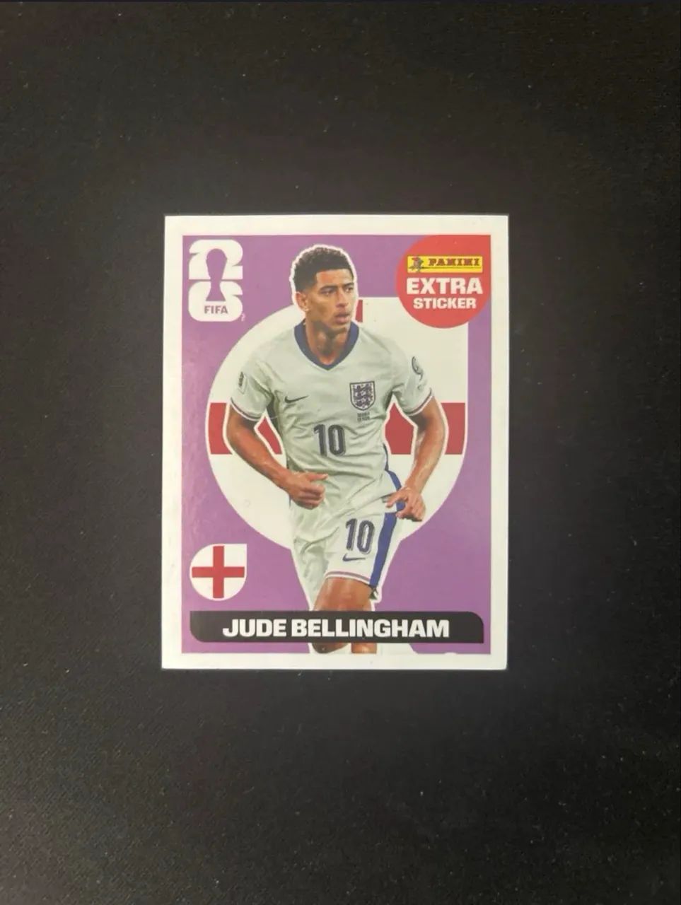 Jude Bellingham Roxa Base Panini Copa do Mundo 2026 - Nova