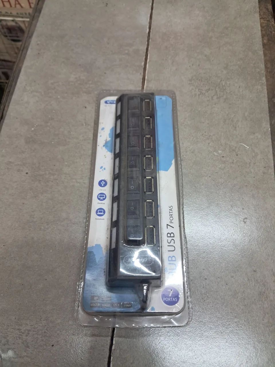 Hub USB 7 portas 2.0