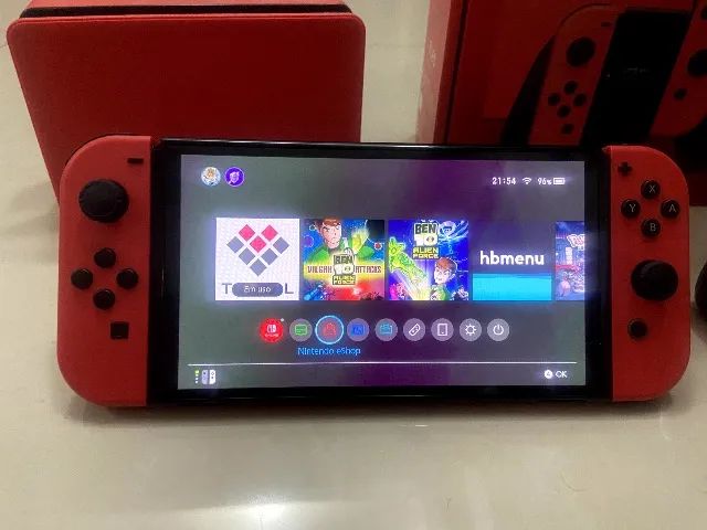 Switch Oled Desbloqueado - Mario Version  - Foto 4