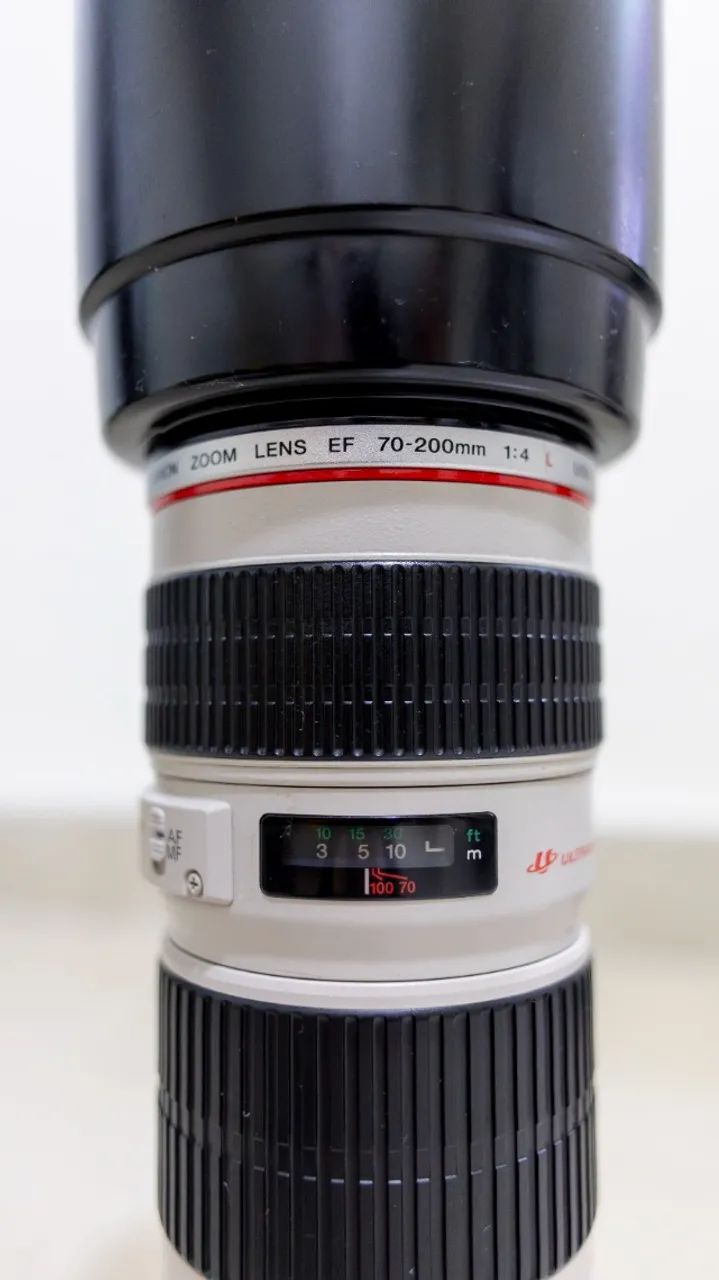 Lente Canon 70-200mm F4 Usm + Extensor 2x III