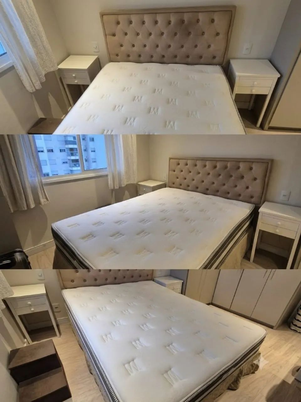 Cama com Colchão e Cabeceira