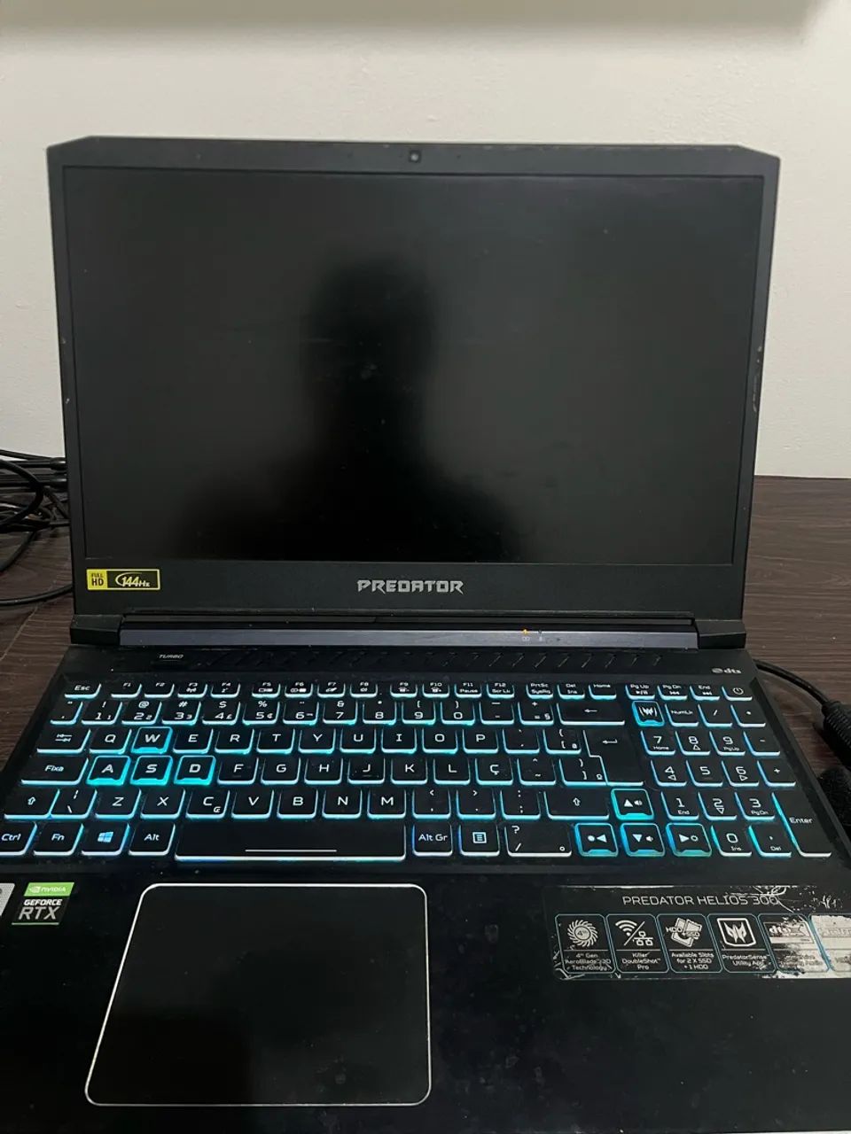 Notebook Acer Predator Helios 300 Com Avaria