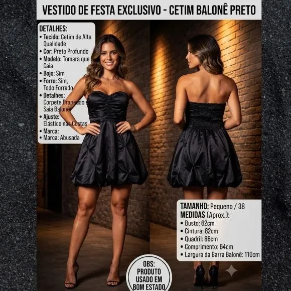 Vestido em Tecido