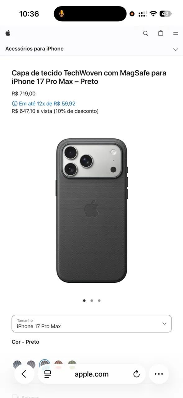 Capa 17 pro max  - Foto 5