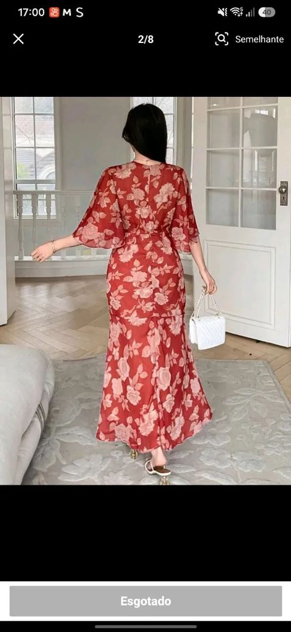 Dazy shein vestido vermelho novo - Foto 2
