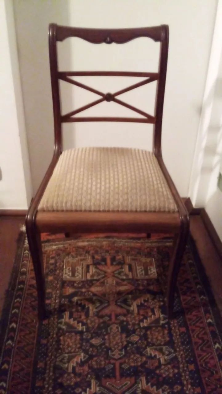 Mesa jantar extensível estilo inglês com 8 cadeiras "Jacarandá" - Foto 3