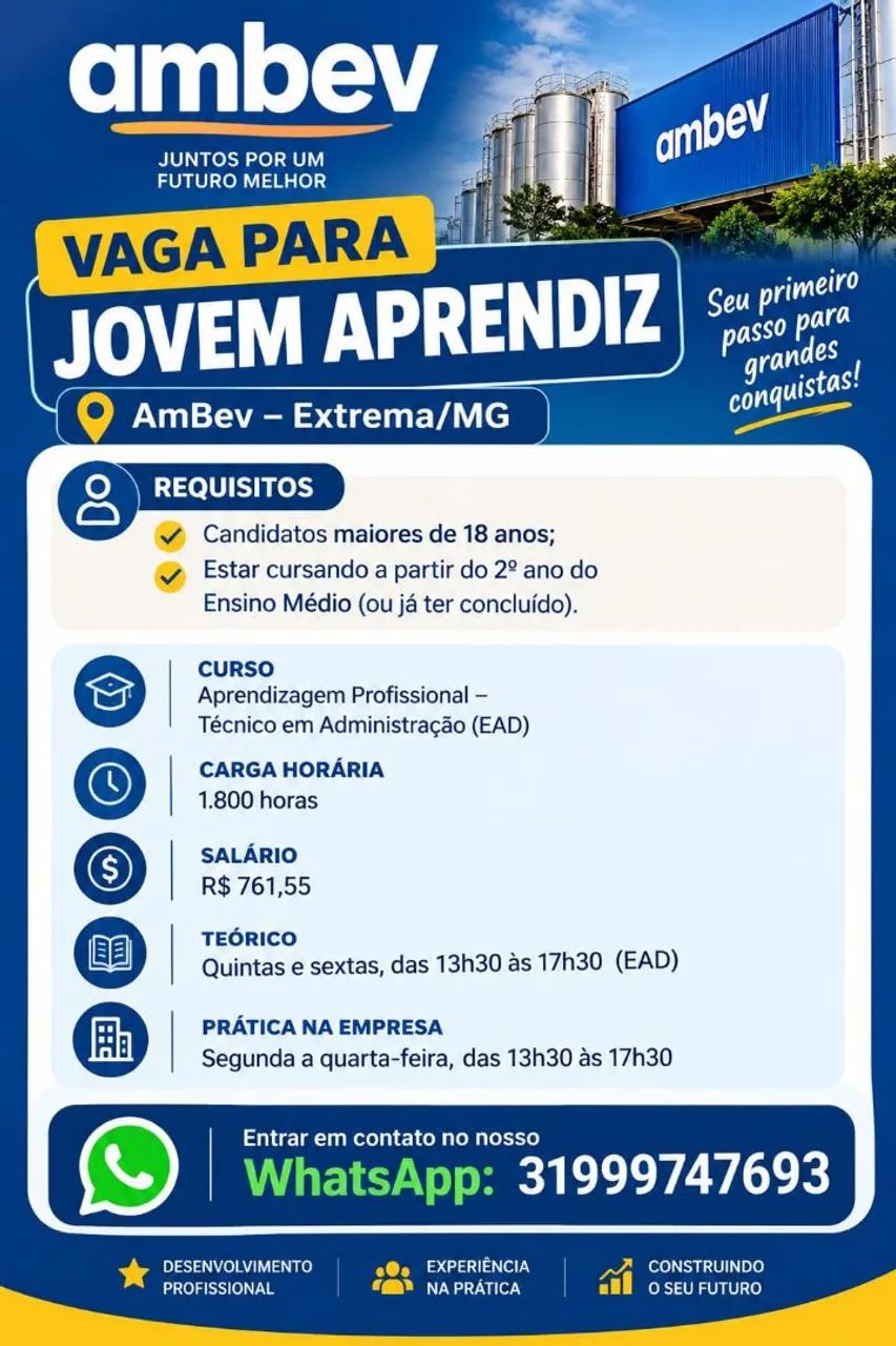 VAGA JOVEM APRENDIZ 