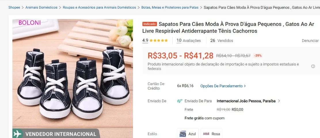 sapatos de cachorro - Foto 2
