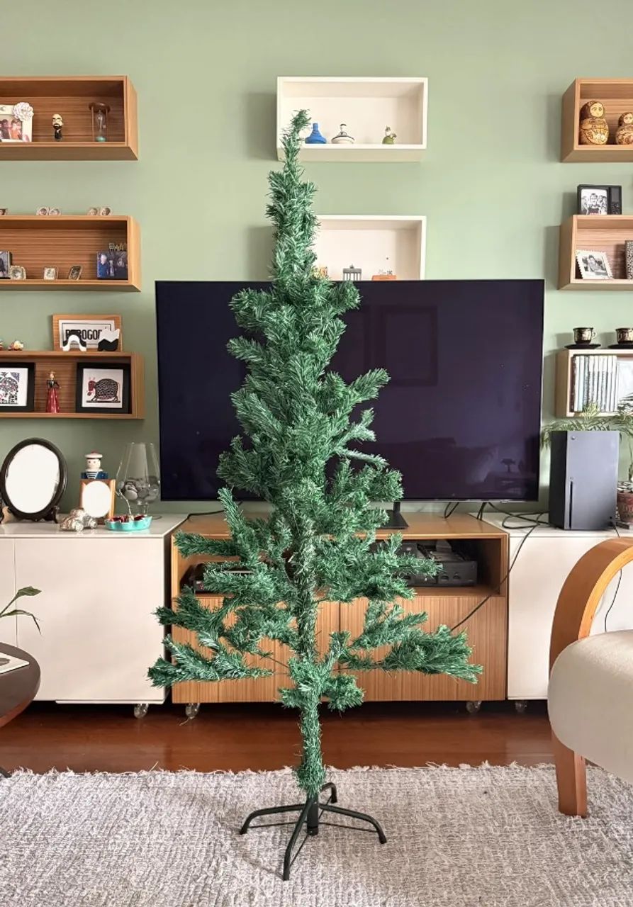 Árvore de Natal, 150 cm, vem com a caixa - Foto 2