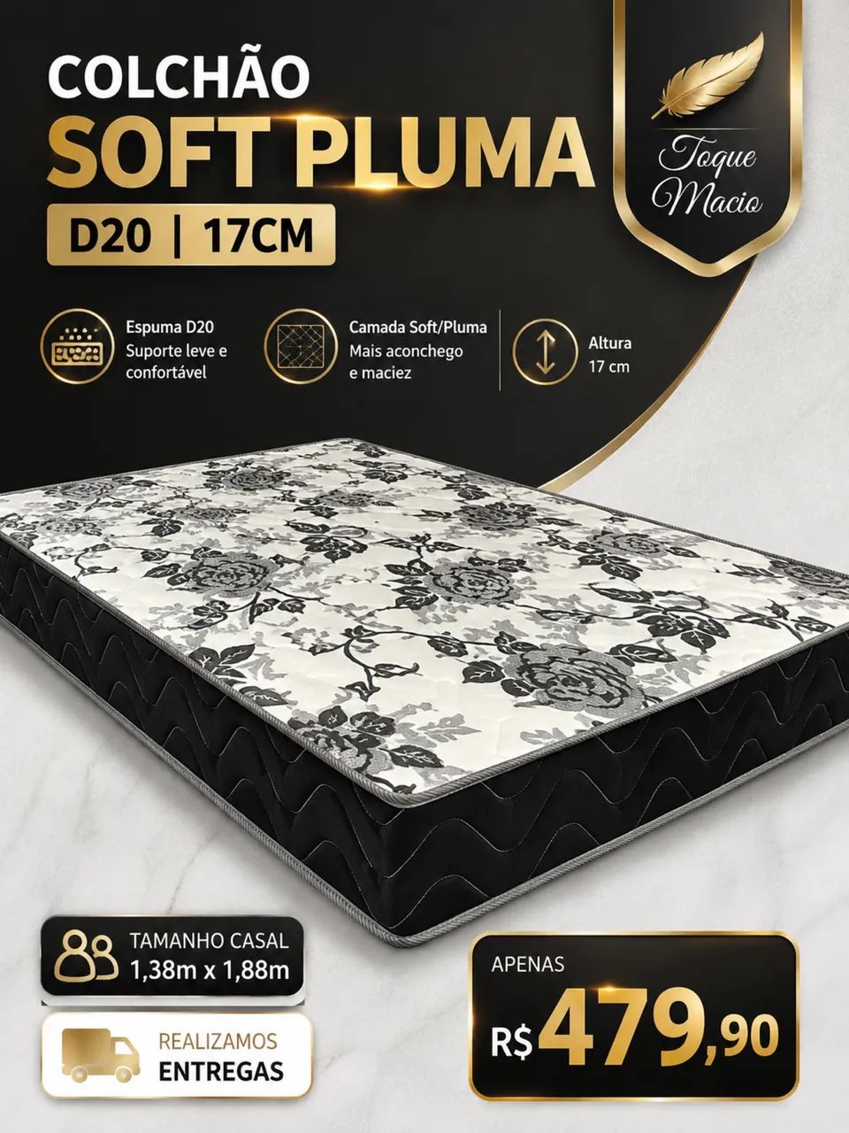 Colchão de Cama Casal  - Foto 2