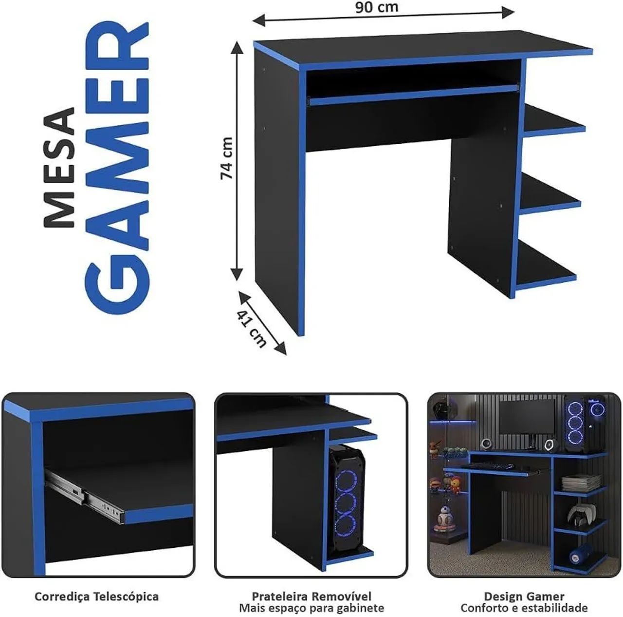 Mesa gamer - Foto 4