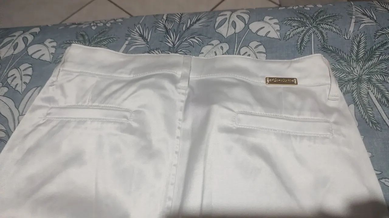 Calça limelight cetim branca  - Foto 3