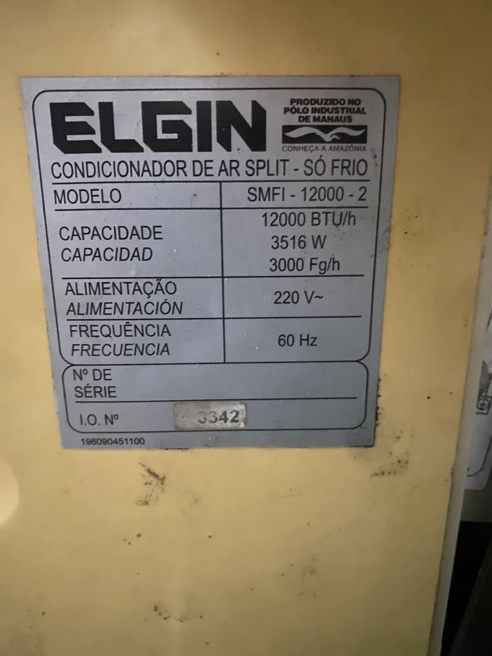 AR CONDICIONADO SPLIT ELGIN 12mil BTU?s - Foto 2