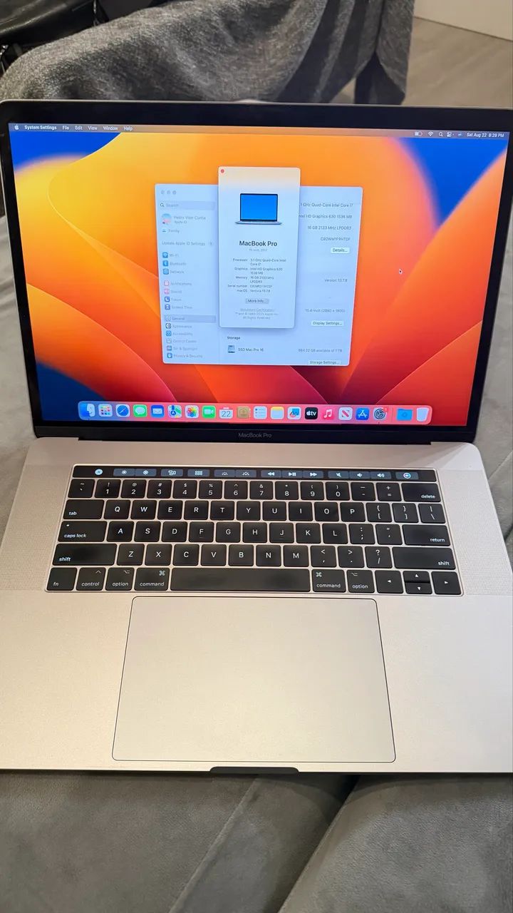 Macbook pro 15 pol - 1TB - 2017 perfeito estado