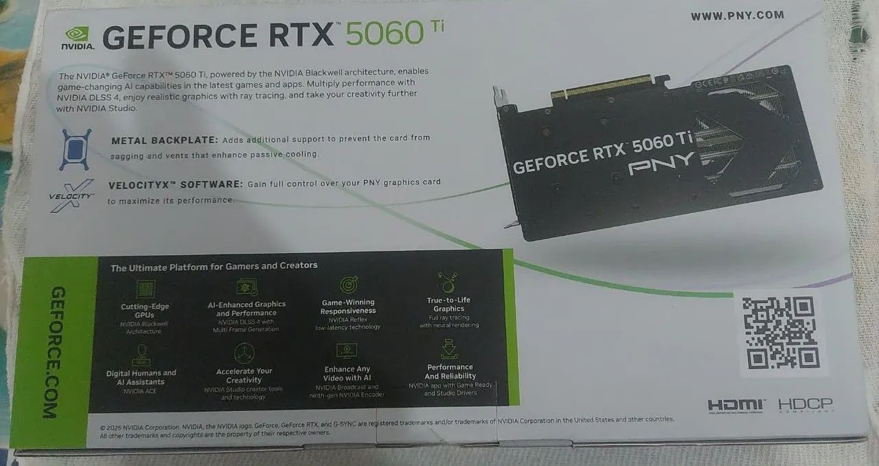 RTX 5060 TI 8GB Nova e Lacrada - Foto 2
