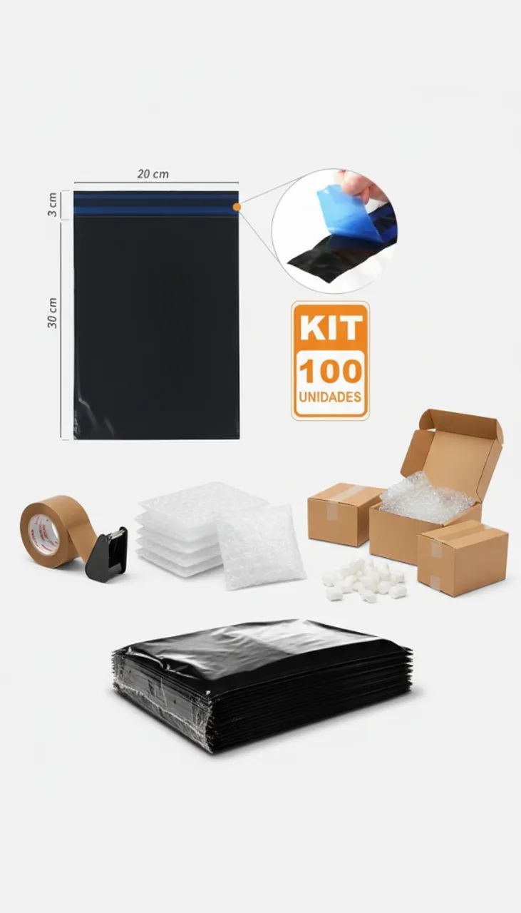 Envelopes para Envio Seguro 20x30 - 100 Unidades - Foto 2