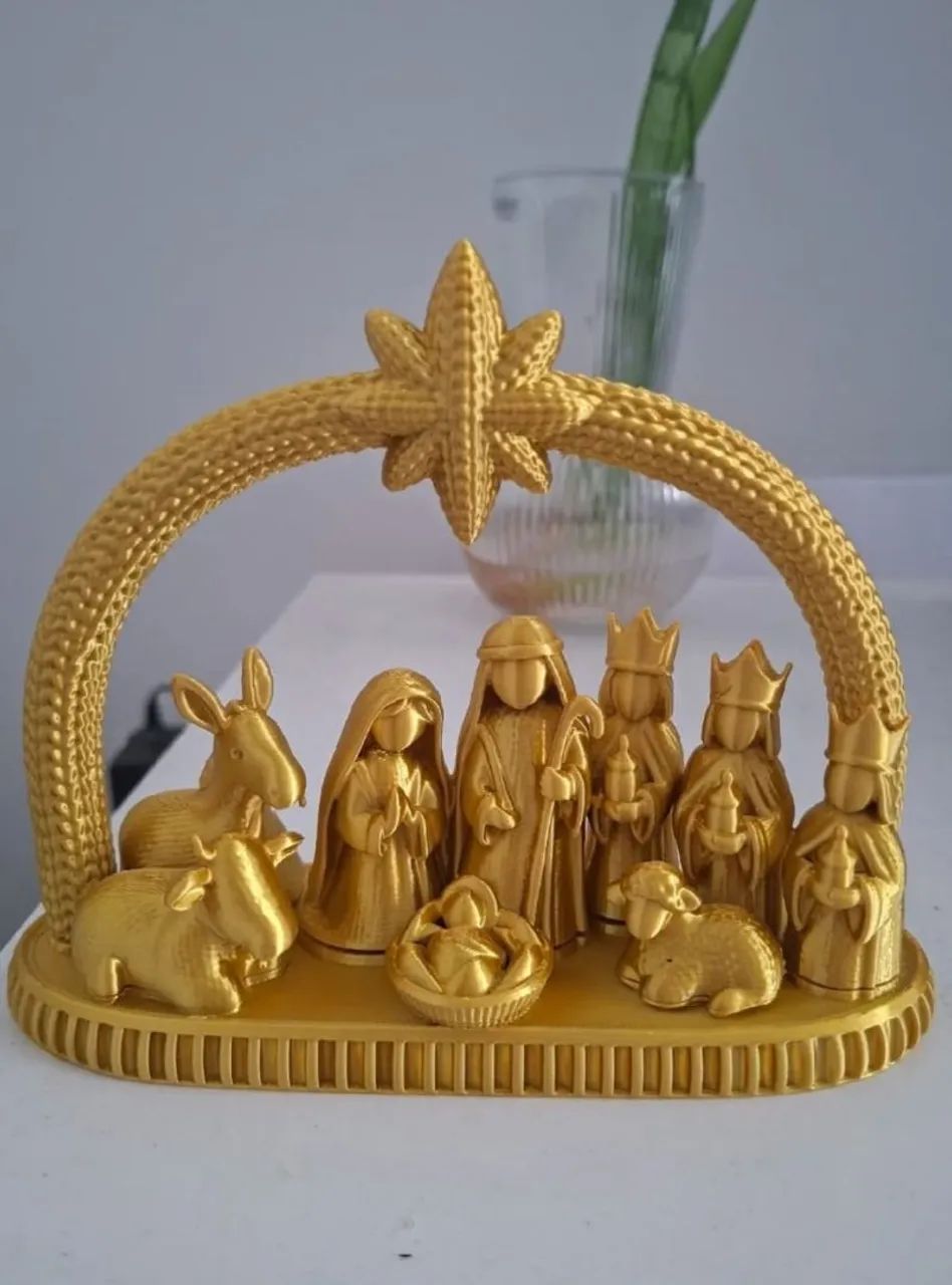 Presépio feito em impressão 3D - Foto 2