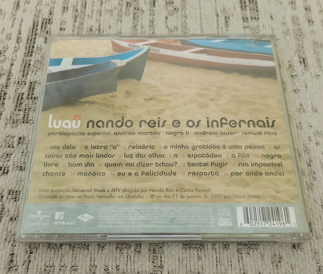 Cd Nando Reis e os infernais - Luau/Excelente  - Foto 3