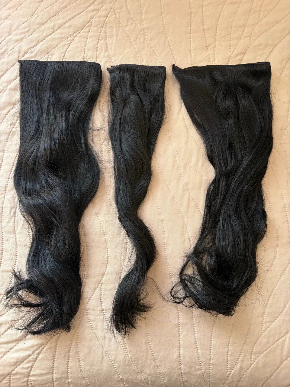 3 Telas de Cabelo para Aplique - 153g - Foto 4