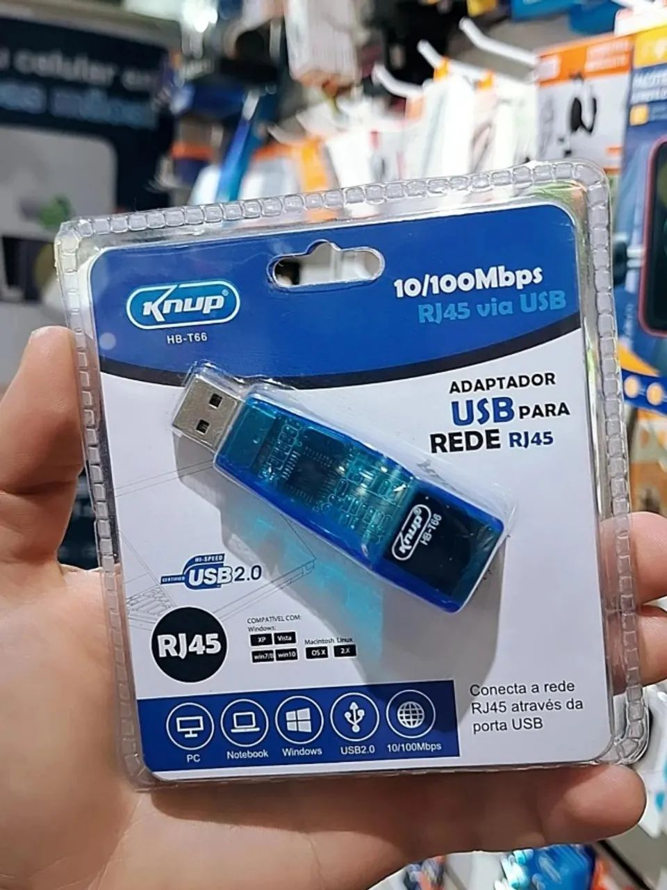 Adaptador de rede USB RJ45