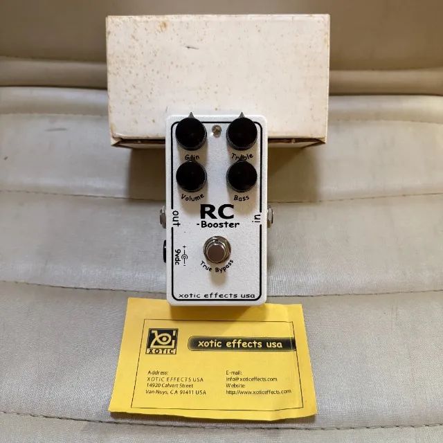 Xotic RC Booster Pedal Xotic Rc Boost - Super Conservado, Na Caixa!!! Top Boutique