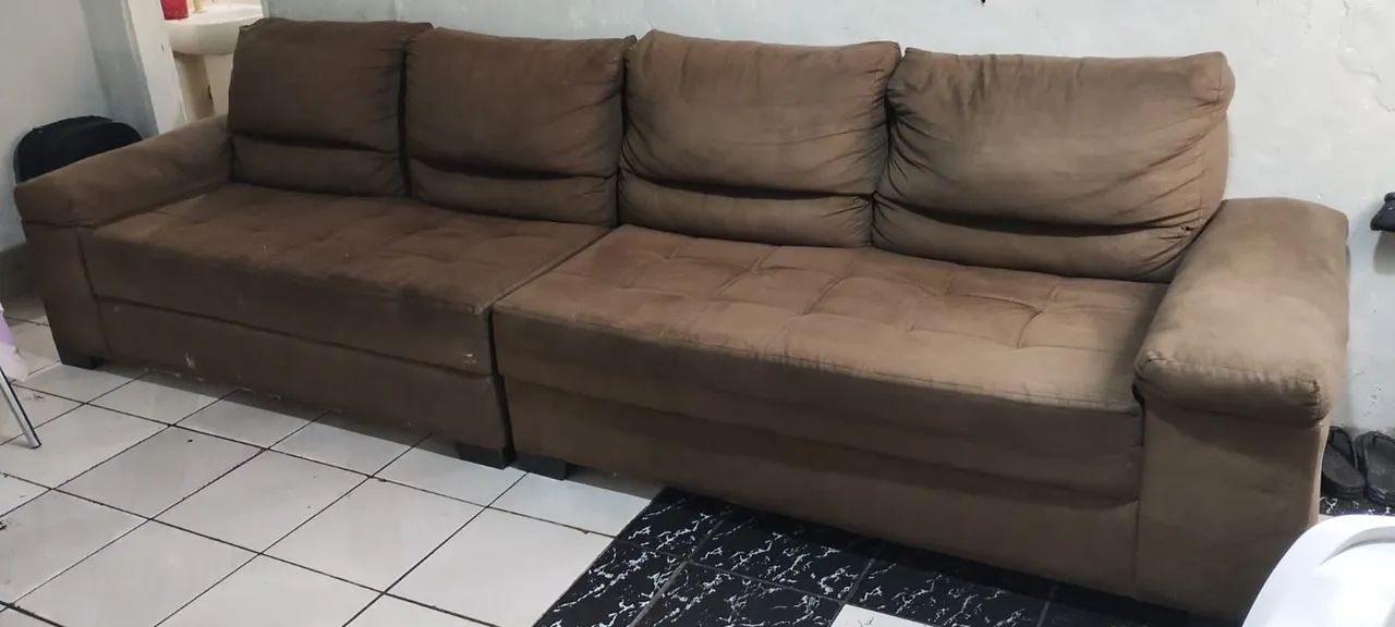 Vendo 1 sofá com 4 lugares - Foto 3