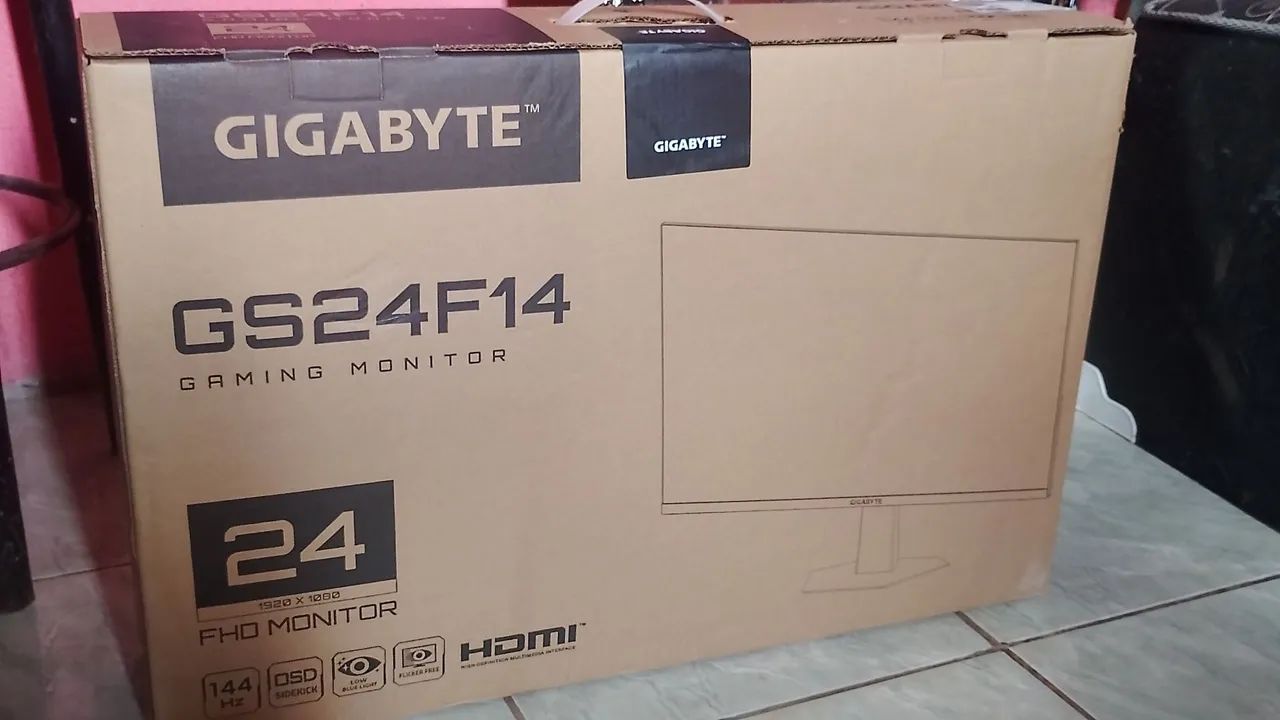 Monitor Gigabyte Novo de 24 polegadas 