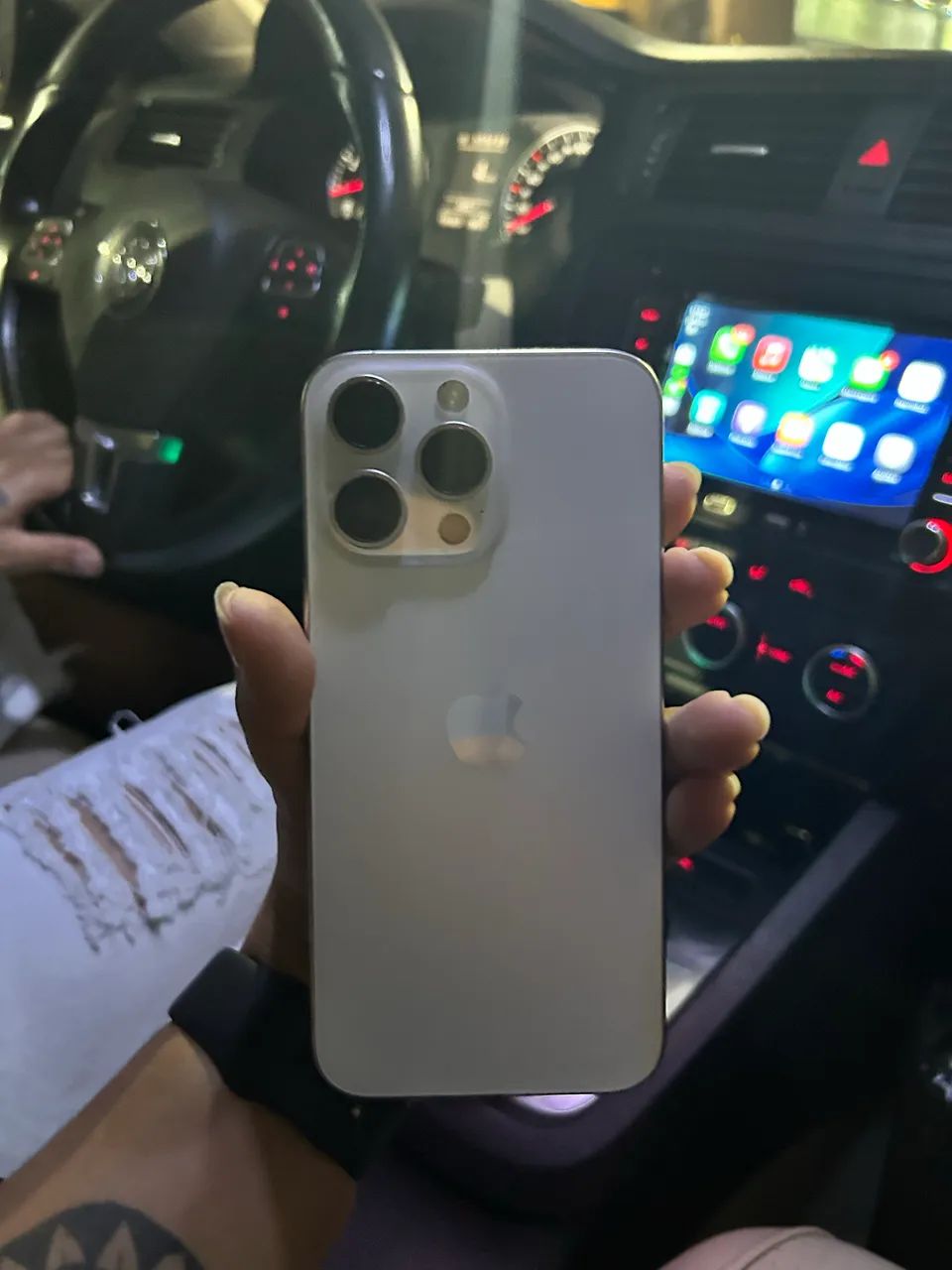 iPhone 15 Pro Max 256GB Branco - Foto 4