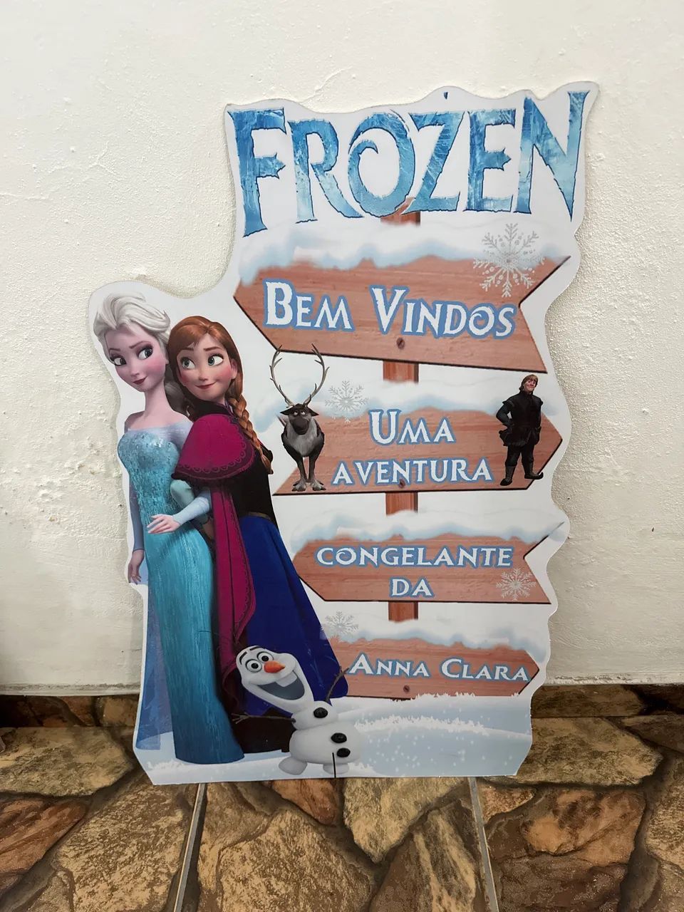 Display de chão da Frozen