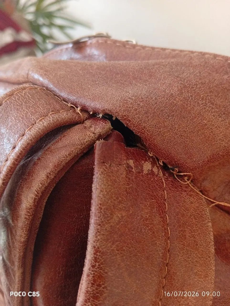 Mochila em couro  - Foto 3