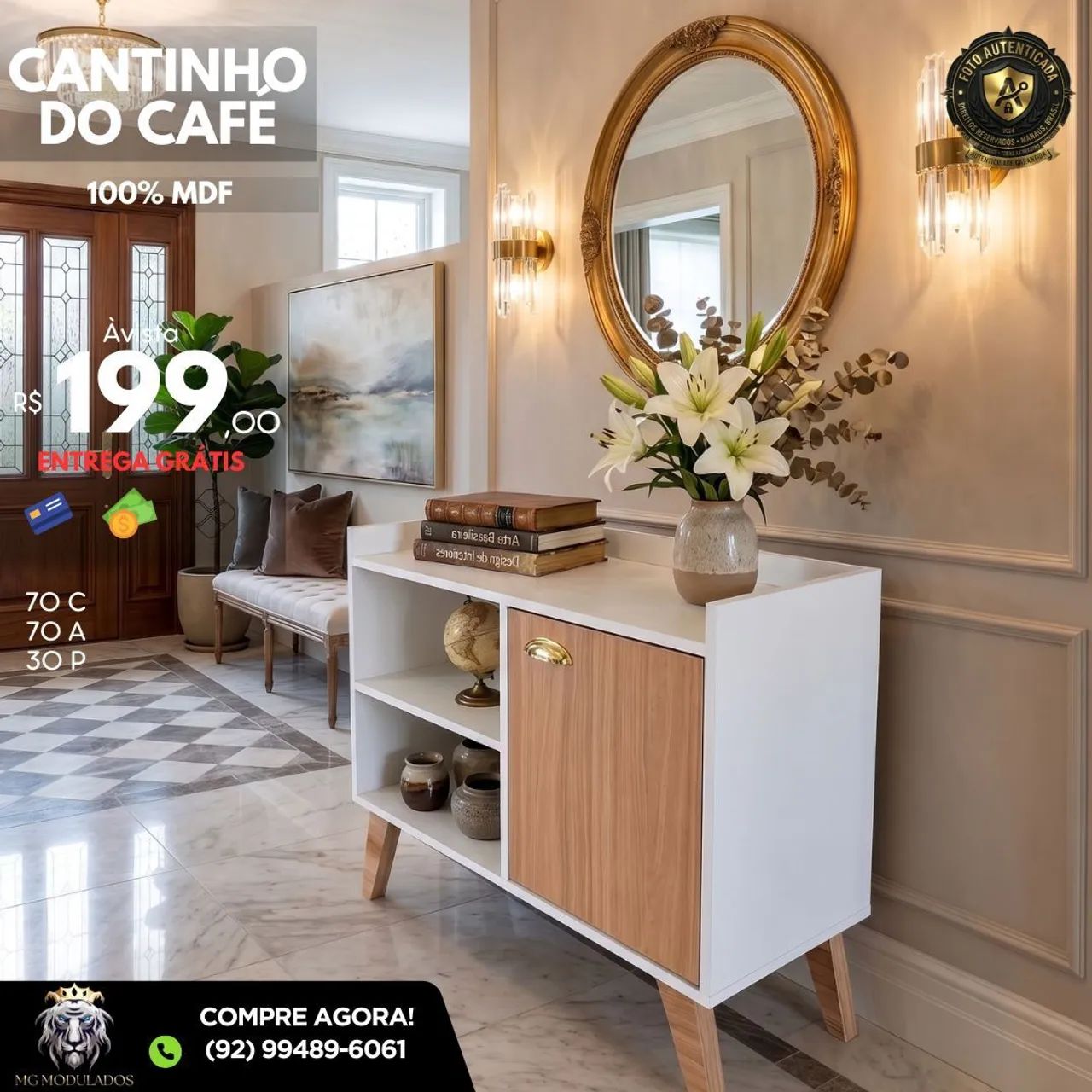 Cantinho do café 100% MDF a pronta entrega promoção aproveite ?  - Foto 2