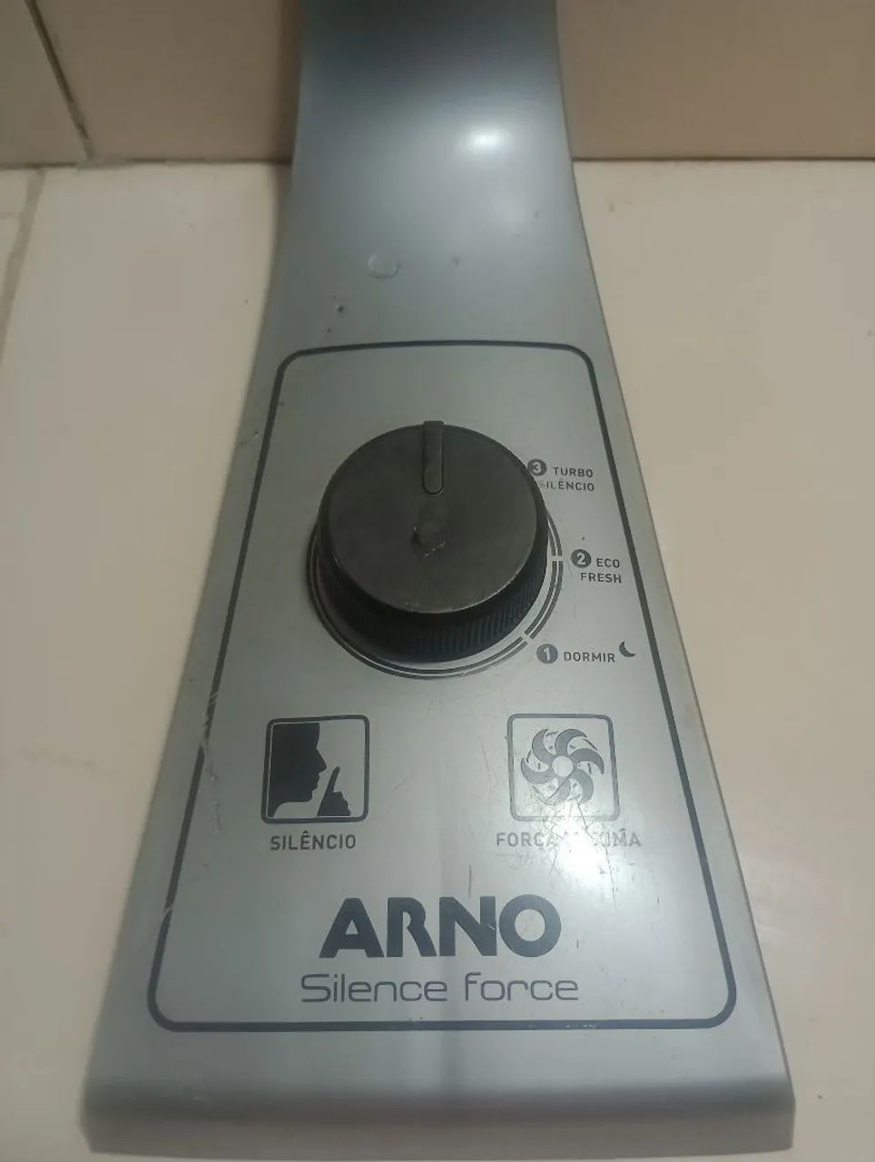 Suporte Frontal com Chave Seletora de Velocidade Arno Silence Force (Prata) - Foto 2
