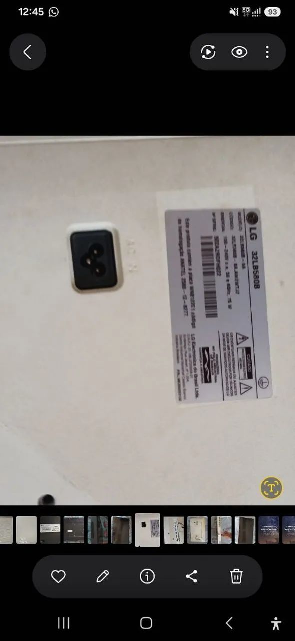 Vendo tv lg 32 polegadas para retirar peças  - Foto 3