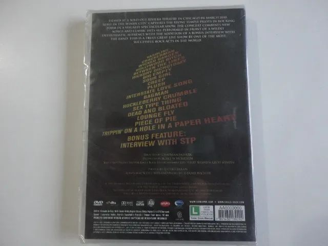 DVD Stone Temple Pilots Alive In The Windy City NOVO LACRADO - DVD