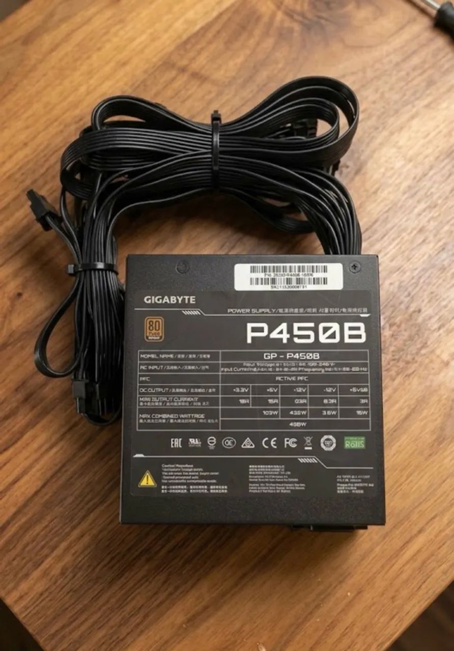 Fonte Gigabyte P450B de 450w 80 Plus Bronze - Foto 2
