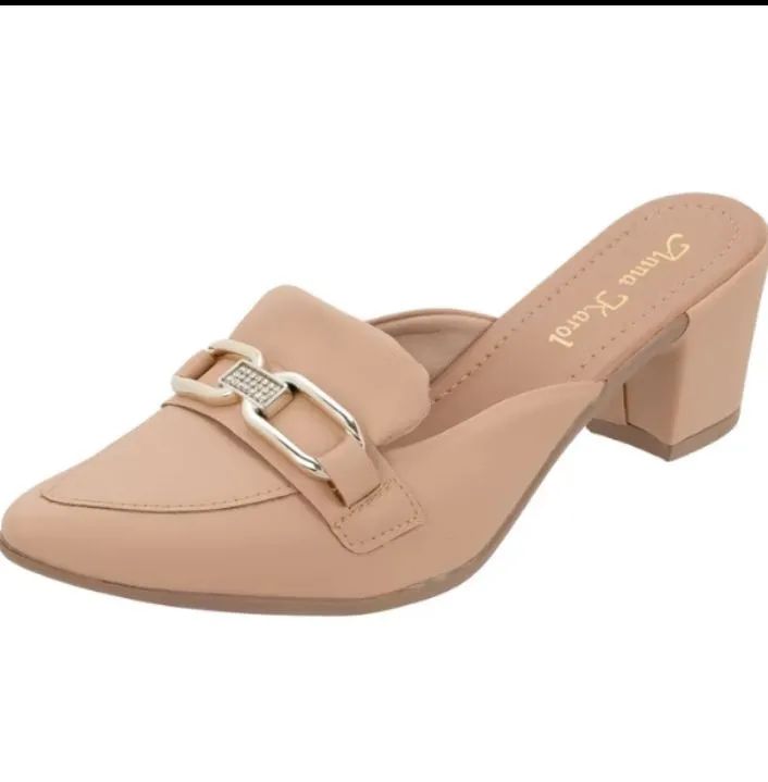 Vendo scarpin mule bege 