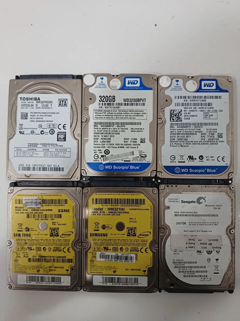 6 hds 320  wd e seagate  - Foto 3