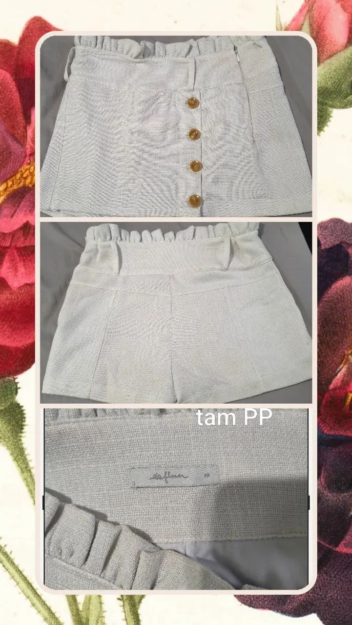 Duas saias/short Tam PP - Foto 4