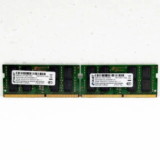 Memória RAM Notebook 32GB (2x16) DDR4 3200 SODimm SMART - Memória