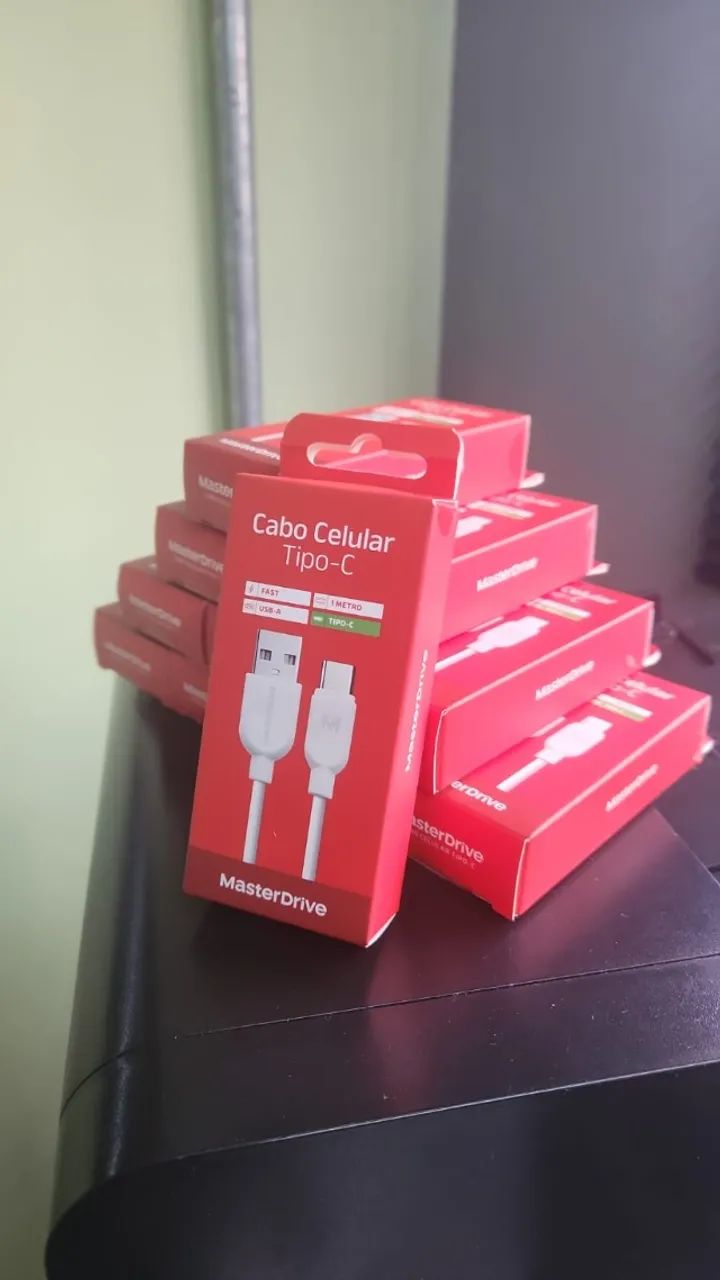 Pack com 10 Cabos USB-A para USB-C - Carregamento e Dados