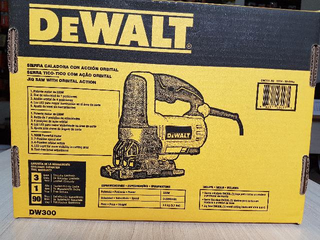 Serra Tico-tico 500W c/ base ajustável DW300 DeWalt - Foto 3