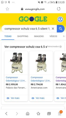 Compressor Odontológico 1,5 HP CSA 6,5 PCM Isento de Óleo SCHULZ - Foto 4
