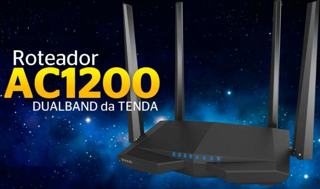 Roteador Tenda Wireless Dual Band, 1200Mpbs, 4 Antenas, High-Power - AC6 - opção 12x Loja - Foto 3