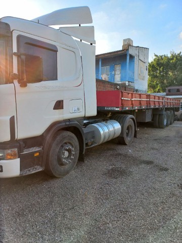 SCANIA 124 COM CARRETA RANDON