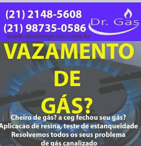 Cheiro de Gás ? Teste de estanqueidade - Aplicação de Resina - Foto 2