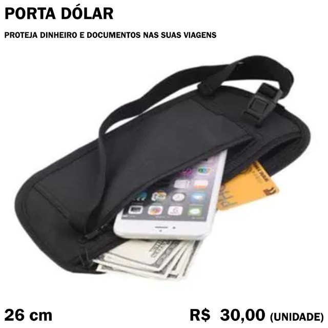 Doleira Porta Dólar A Prova D'água
