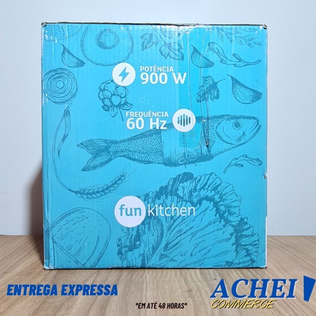Panela de Pressão Elétrica - Fun Kitchen - 900w 5L - 110v - Achei Commerce